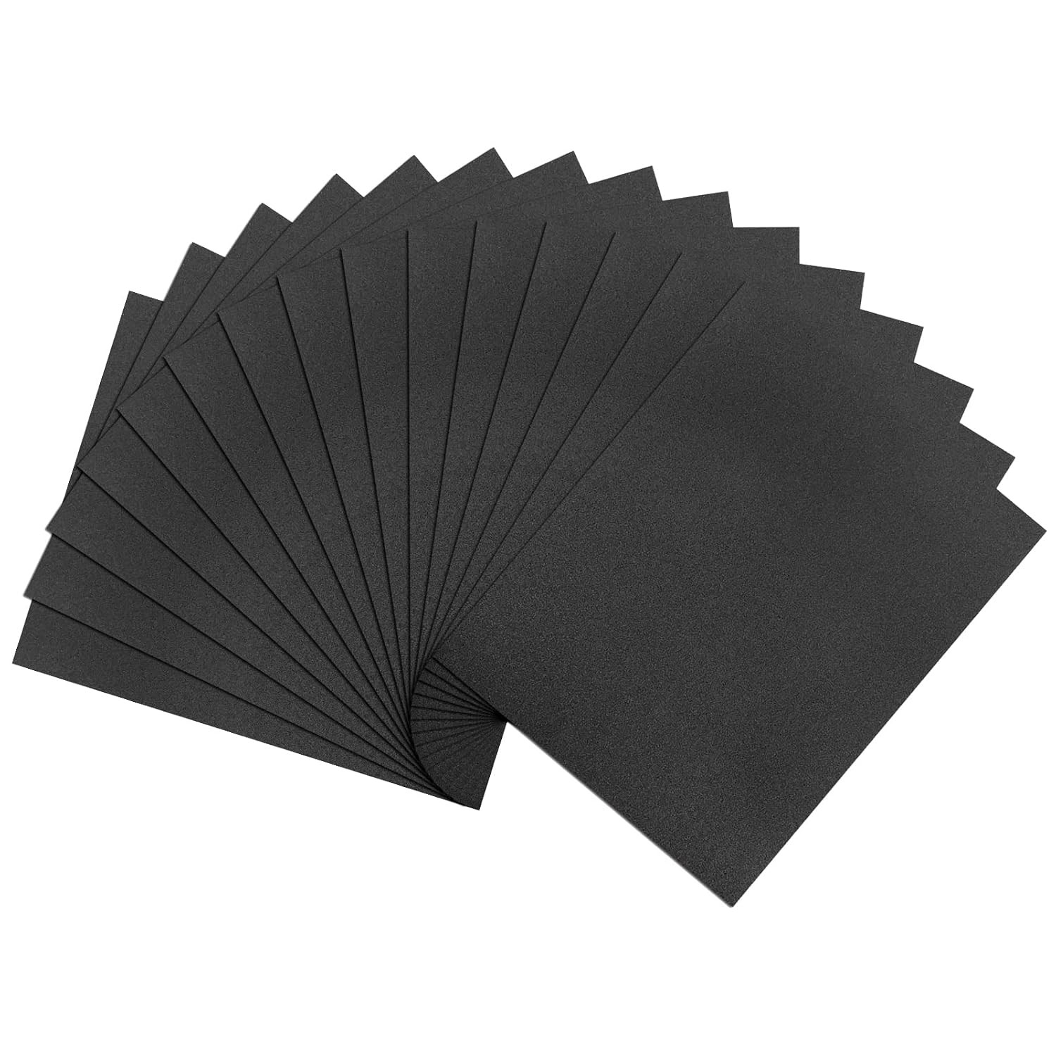 9 x 11 Inch 15pcs Wet Dry Sandpaper, 240 Grit Waterproof Abrasive Sand Paper, Si