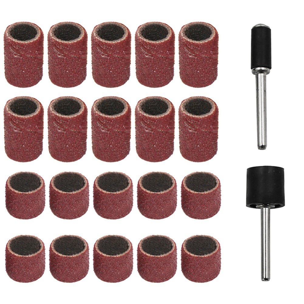 Power Tool Sanding Drum Kit Extension Rod Workshop Equipment 2 Size Accessories