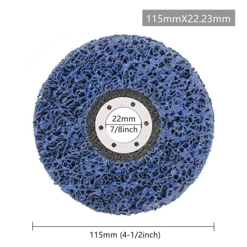 4″-7” Poly Strip Disc Wheel Paint Rust Removal Clean Abrasive for Angle Grinder