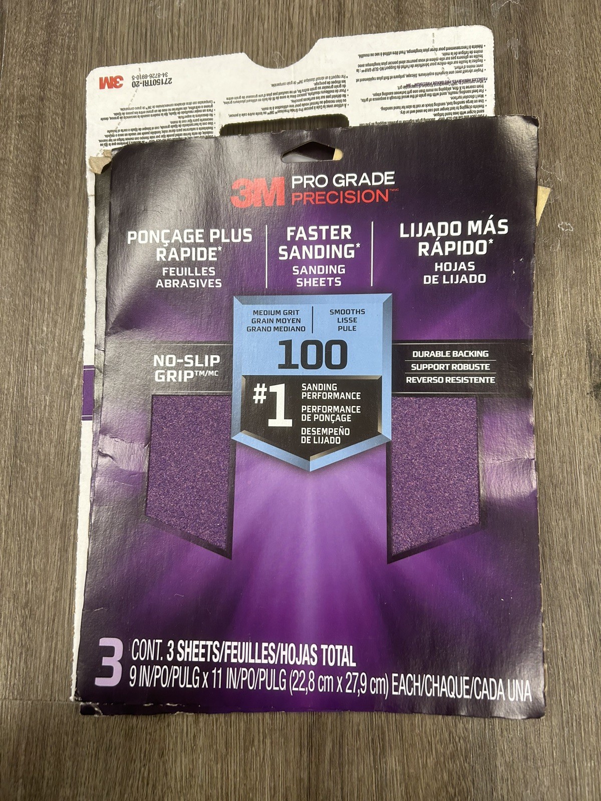 3M Pro Grade Precision Sanding Sheets Lot Of 20 New Medium Grade ￼