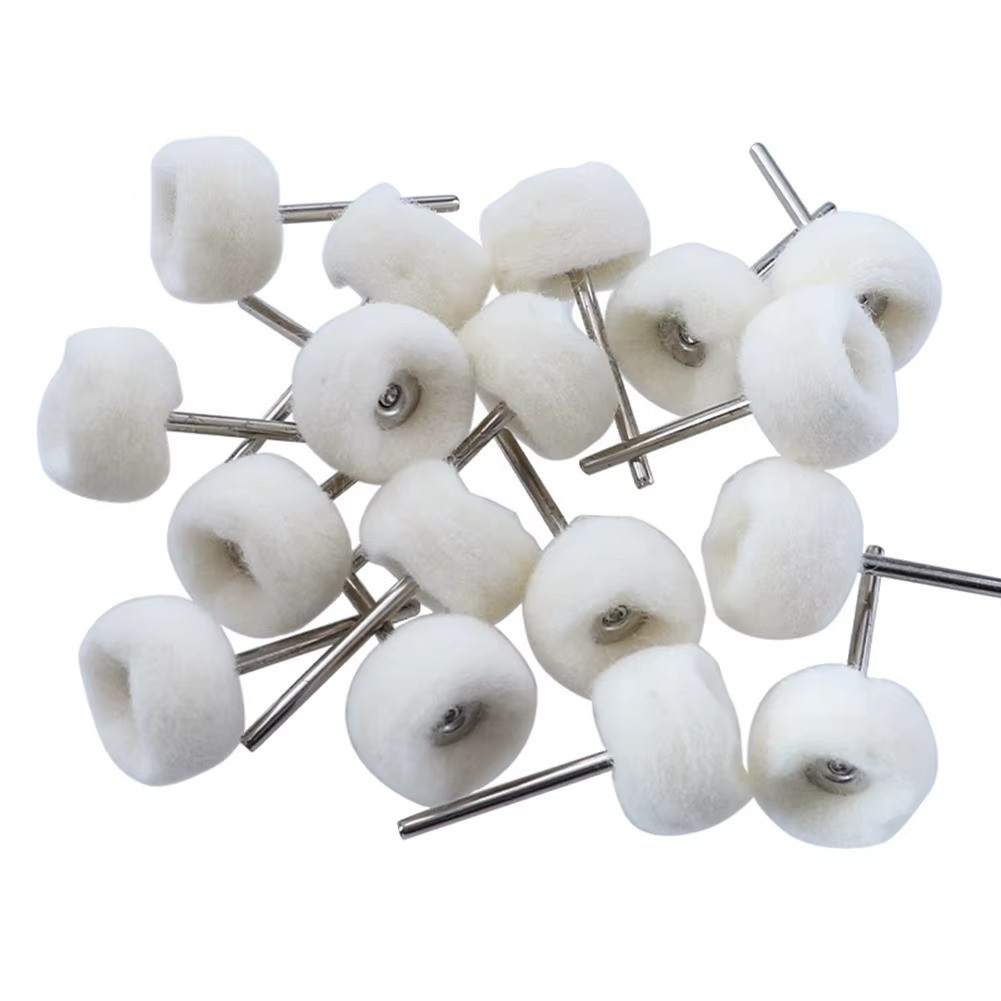 2/4/6/8pcs Polishing Buffing Wheel Set for Dremel Polishing Kit Felt Wool Cotton