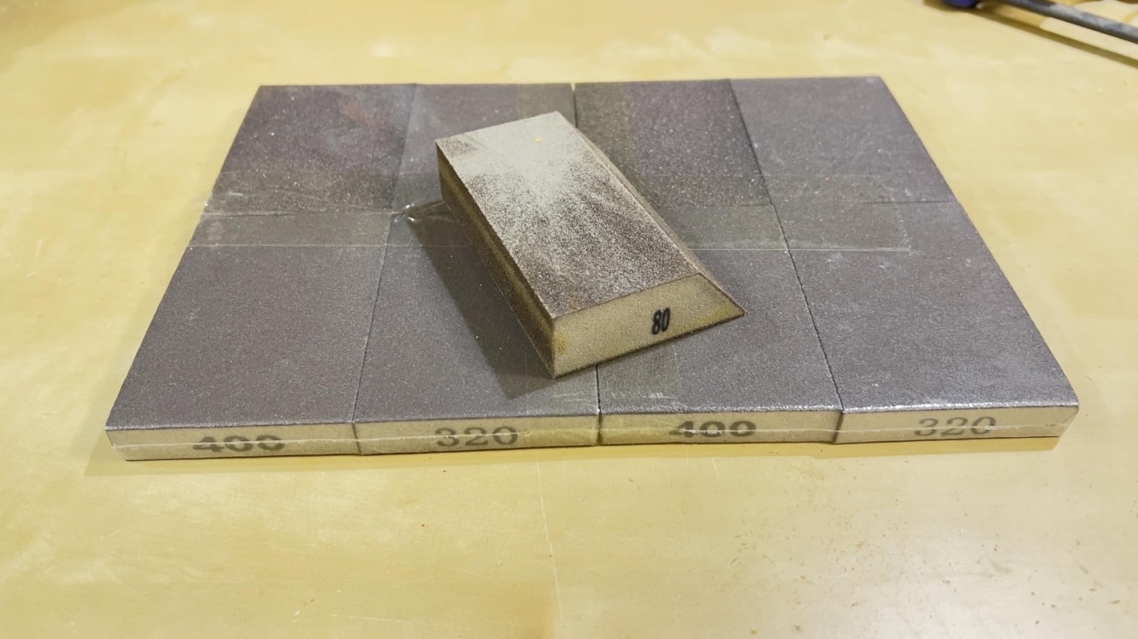 4 Pack Hand Sanding Sponge Set 120/220/320/400 Grit Coarse to Fine Blocks NEW