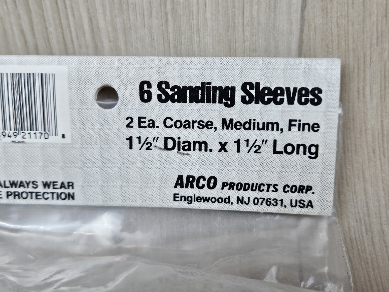 ARCO Aluminum Oxide Spindle Sanding Sleeves 1.5″ x 1.5″ 3 Grits USA Made Vtg