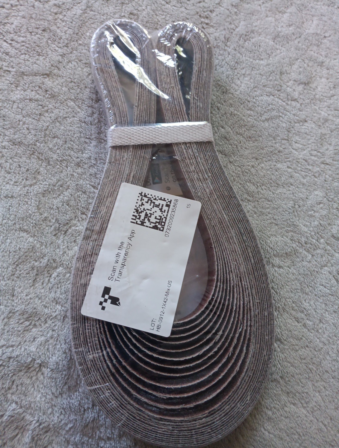 1 X 42 Inch Metal Sanding Belts Aluminum Oxide Sander Belt 12 Pack