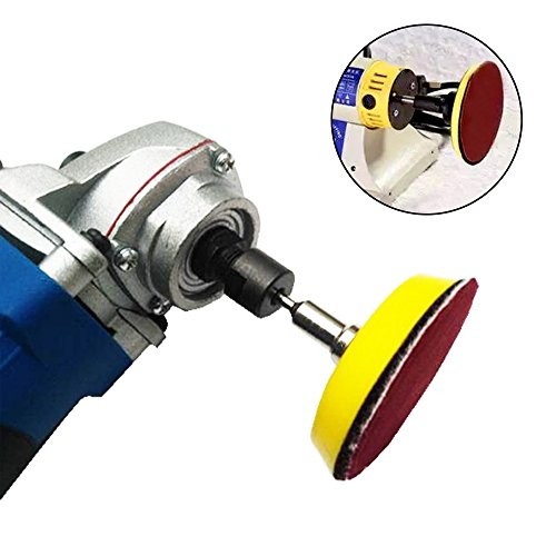 100pcs 2 Inch Drill Sander Attachment with Backer Plate 1/4″ Shank Sanding