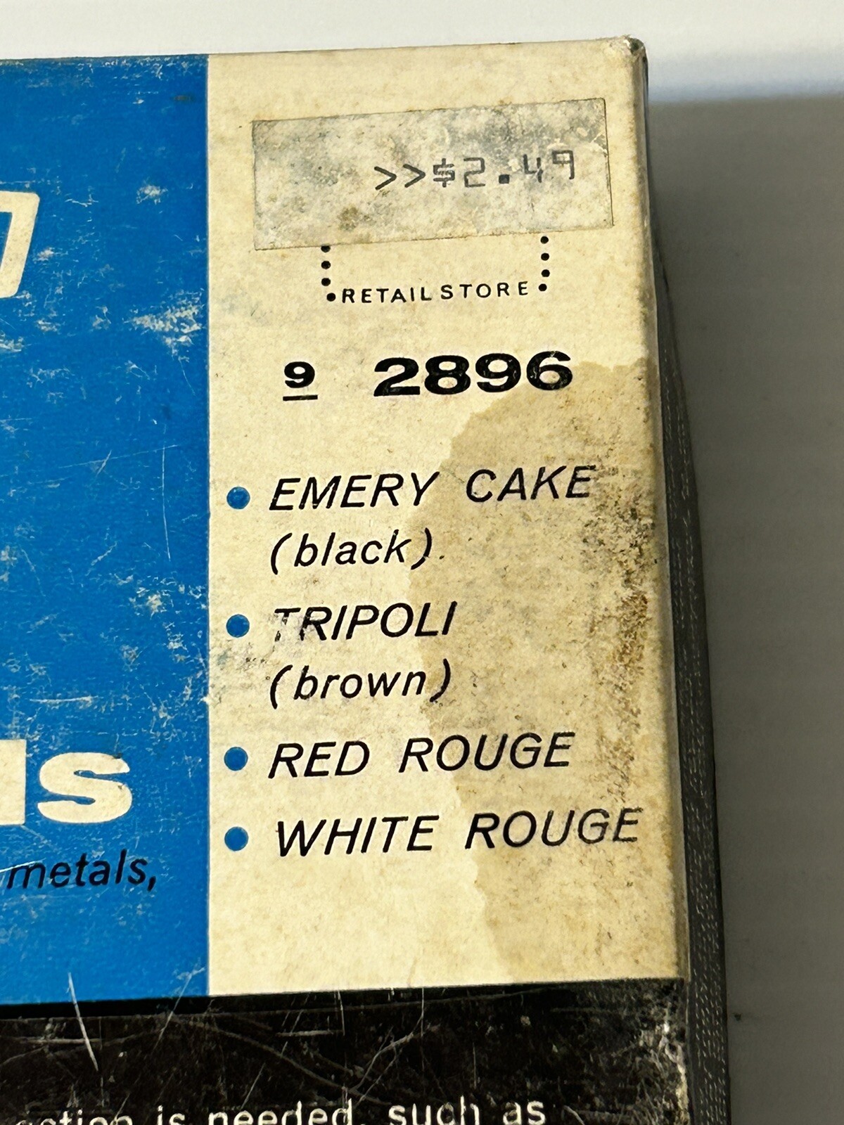 Vintage Sears Craftsman No.9-2896 Set of 4 Buffing Wheel Compounds 99% Left.