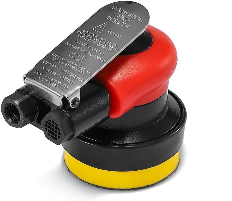 3 Inch Mini DA Air Sander Pneumatic Orbital Palm Sander for Corner Finishing