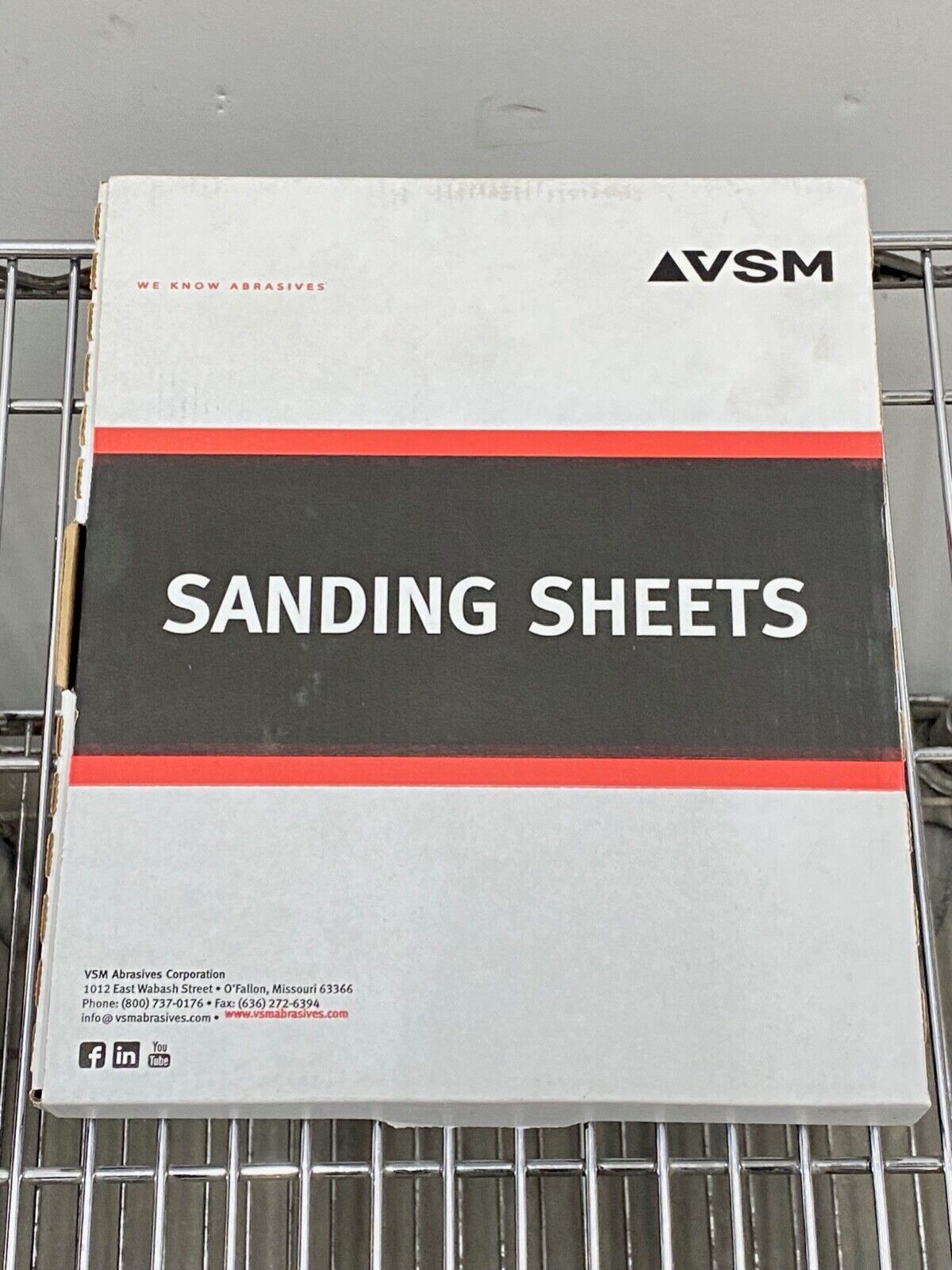 50 new VSM CP918A (9″ x 11″) 500 Grit Wet/Dry Abrasive Sanding Sheets, P/N: 379