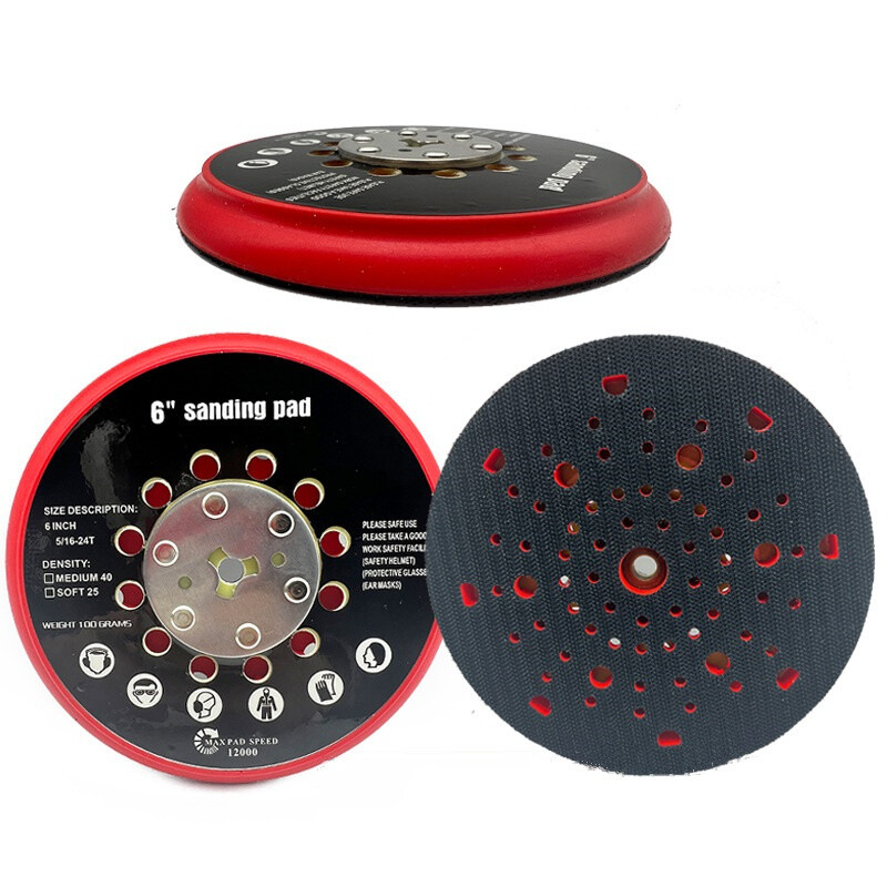6″ Sanding Pad Grinding Plate For Bosch GET 75-6 75-150 65-5, GEX 33-6 34-6