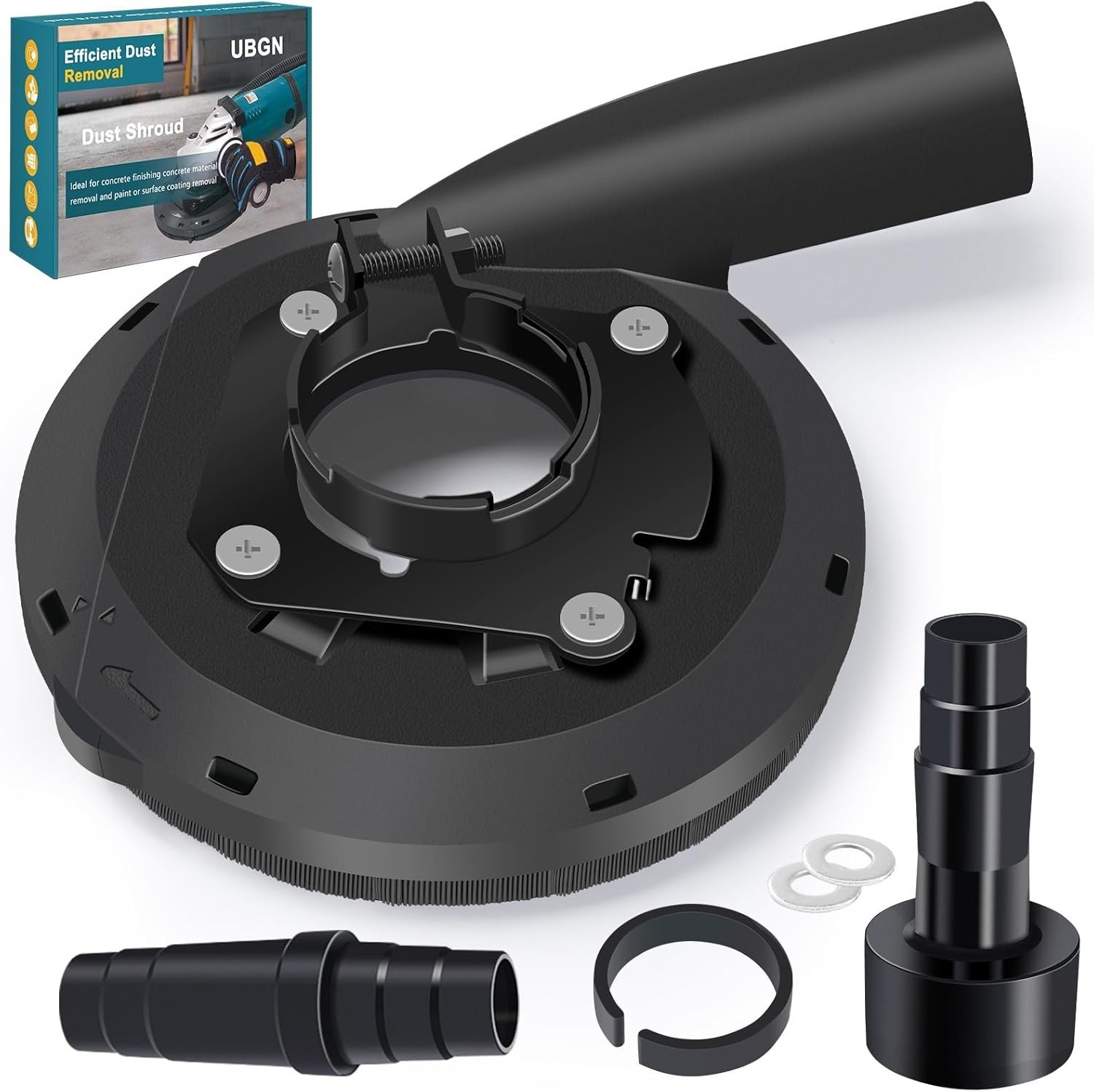 Dust Shroud for Angle Grinder 4.5 inch and 5 inch, Grinder Dust Shroud with 2…