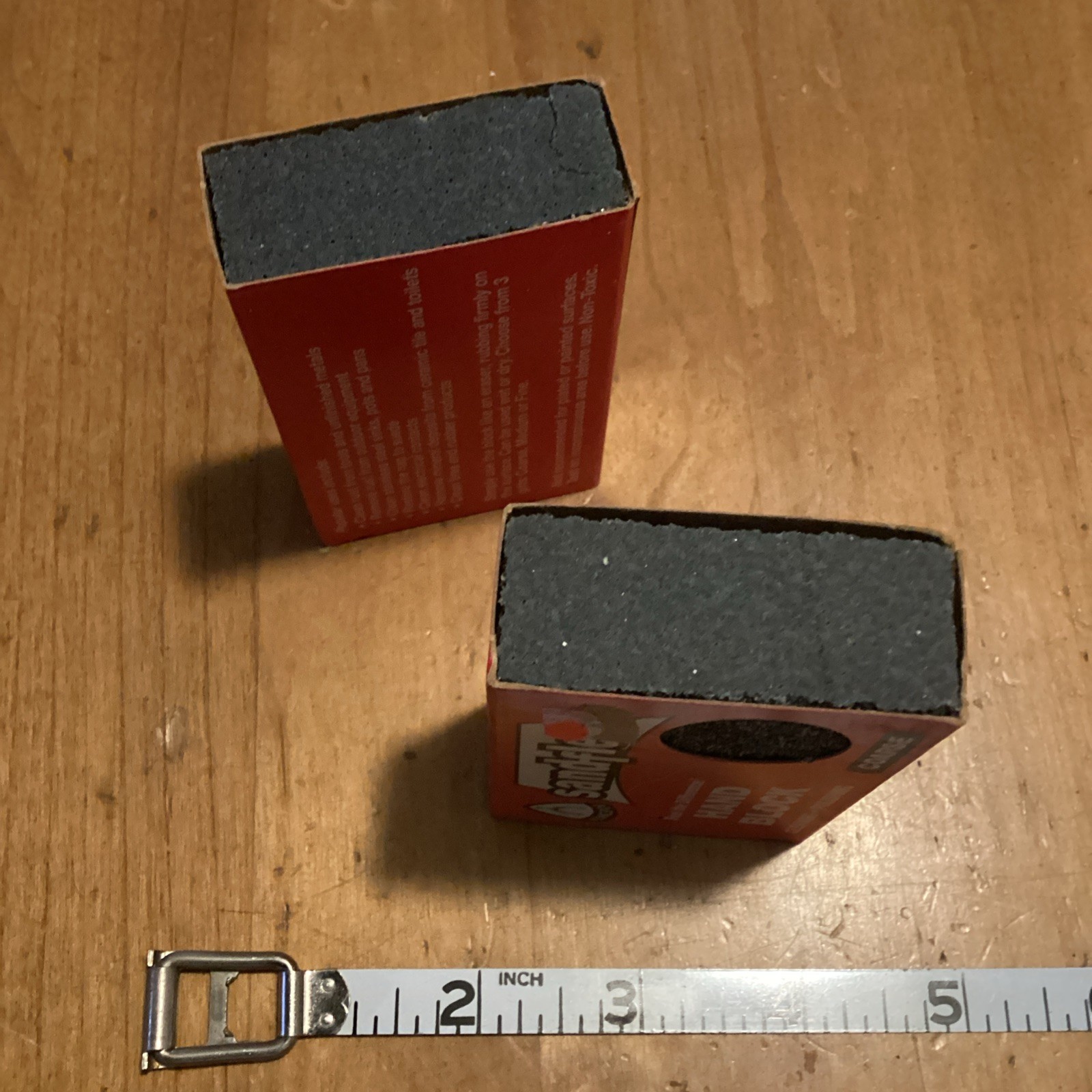 Two Klingspor Sandflex Abrasive Sanding Hand Block for Tool Maintenance Coarse