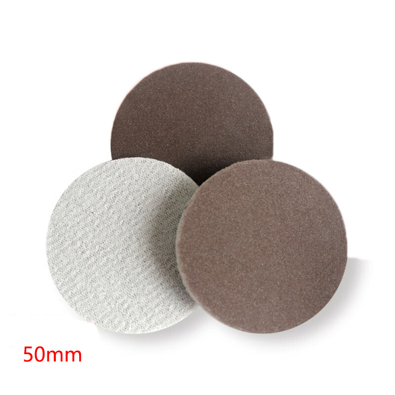50mm Wet and Dry Sanding Discs Red Sandpaper 300-2000 Grit Hook and Loop Pads
