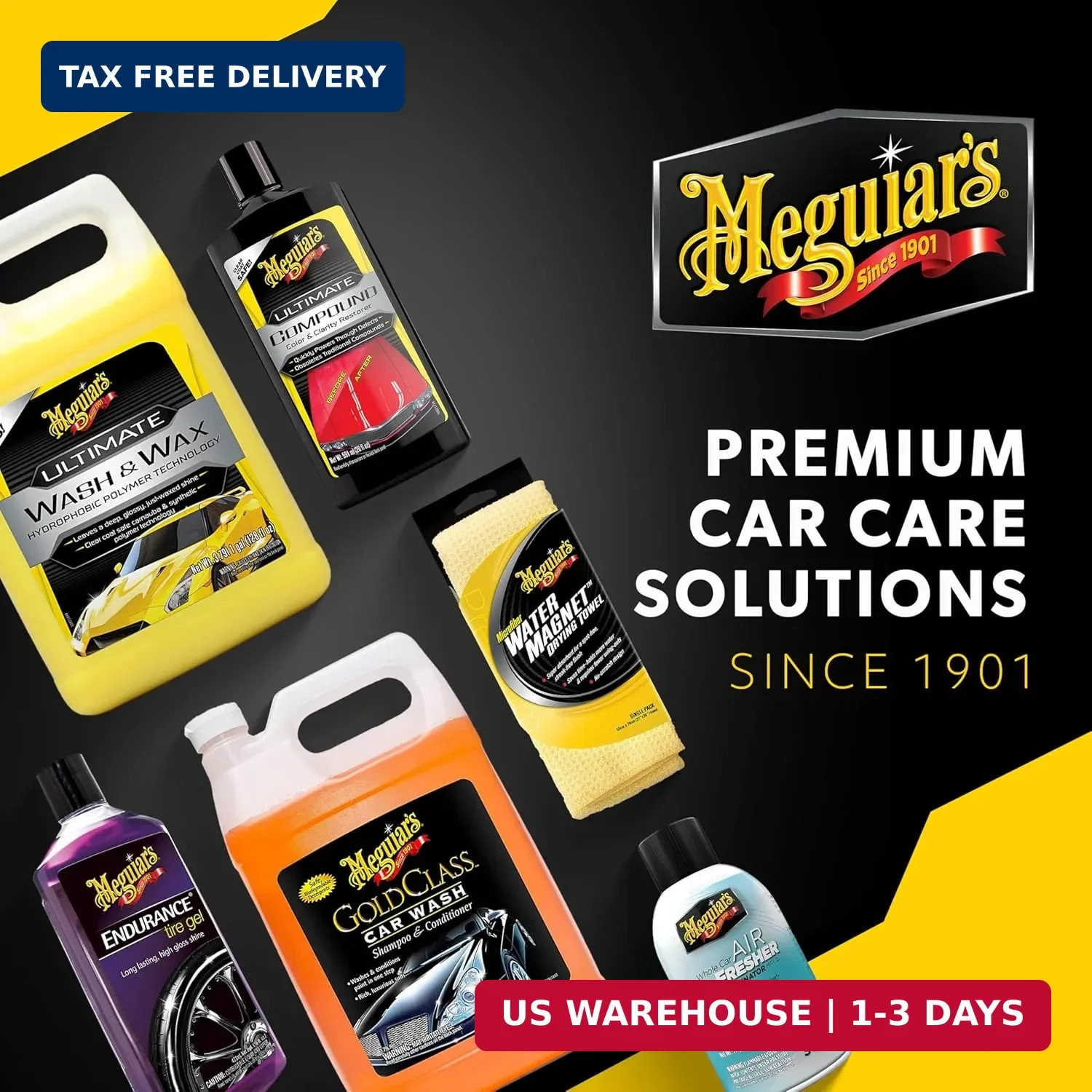 Meguiar’s 6″ Foam Pad 2 Pack Compound Polishing Pad Set