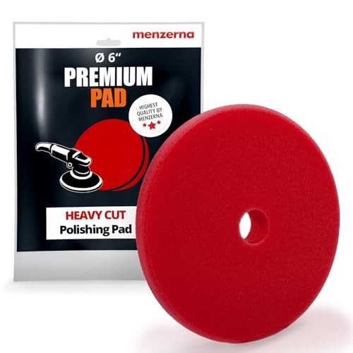6 Inch Polishing Pad Heavy Cut for Scratch Repair I Body Repair Heavy Cut Pad