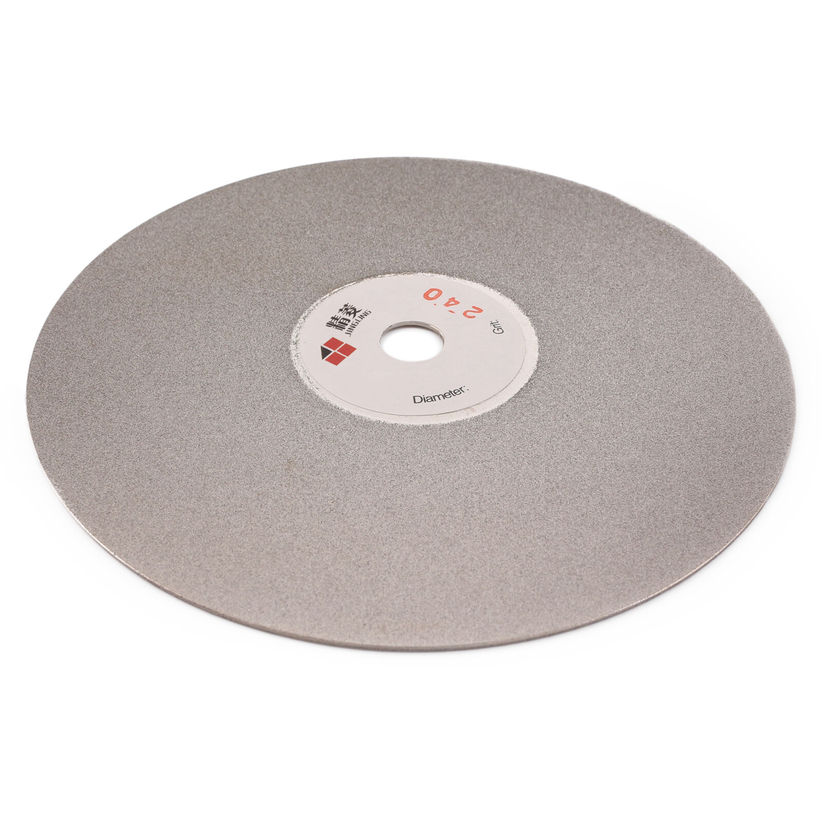 6 inch Lapidary Diamond Grinding Disc Grit 240 Coated Flat Lap Disk 1/2” Arbor