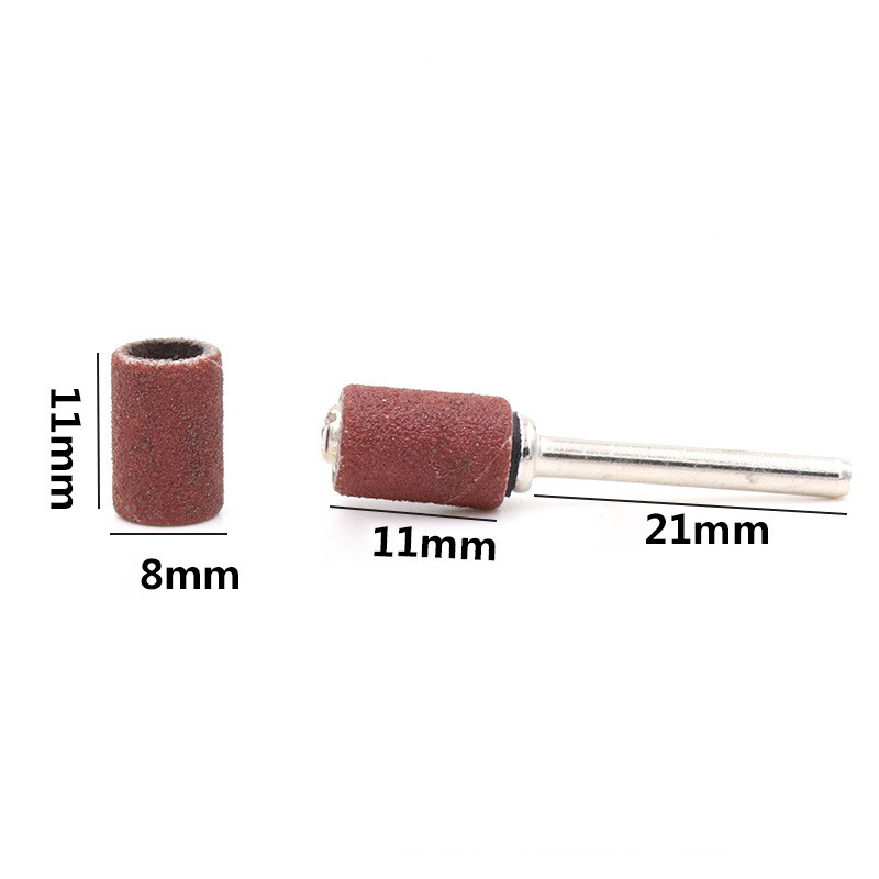 Sandpaper Round Grinding Head Sanding Polishing Wheel Wood Tool 80-600 Grit