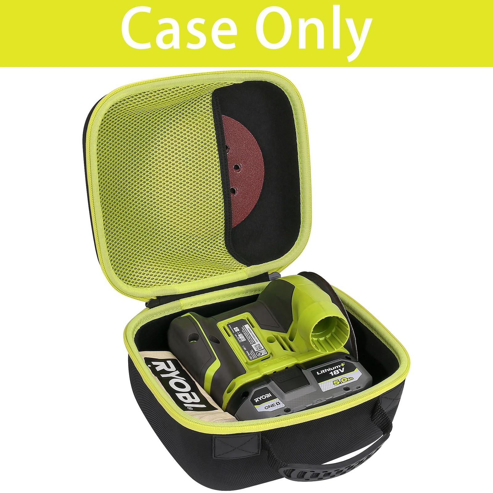khanka Hard Storage Case for Ryobi P411 18V One+Random Orbit Sander