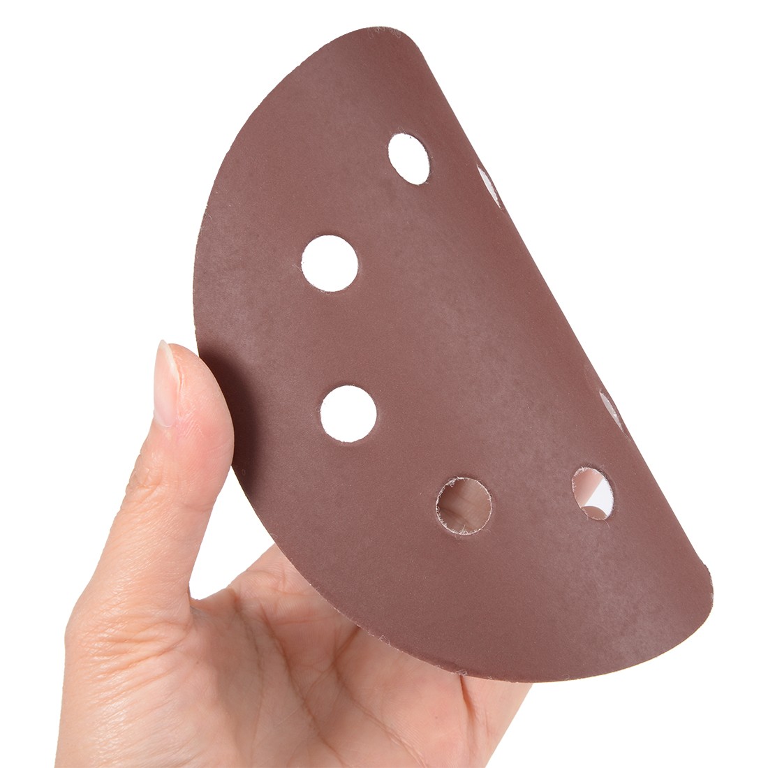 50Pcs 5 Inch 8 Hole Hook and Loop Sanding Disc 1000 Grit Flocking Sandpaper DIY