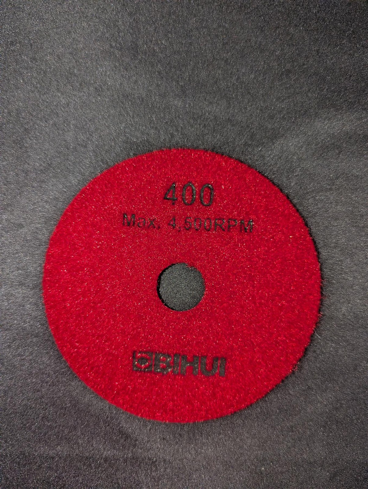 BIHUI 4″ Diamond Polishing Pad, 400 Grit – DPP440