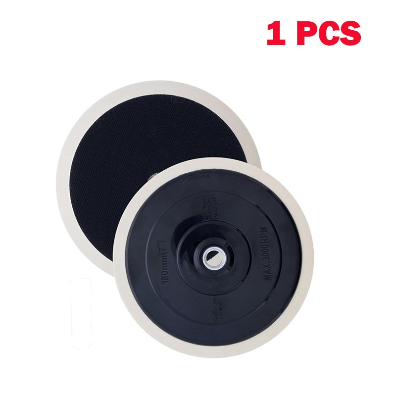 7″ Backing Plate Hook and Loop for Rotary Polisher Buffer – Professional Quality