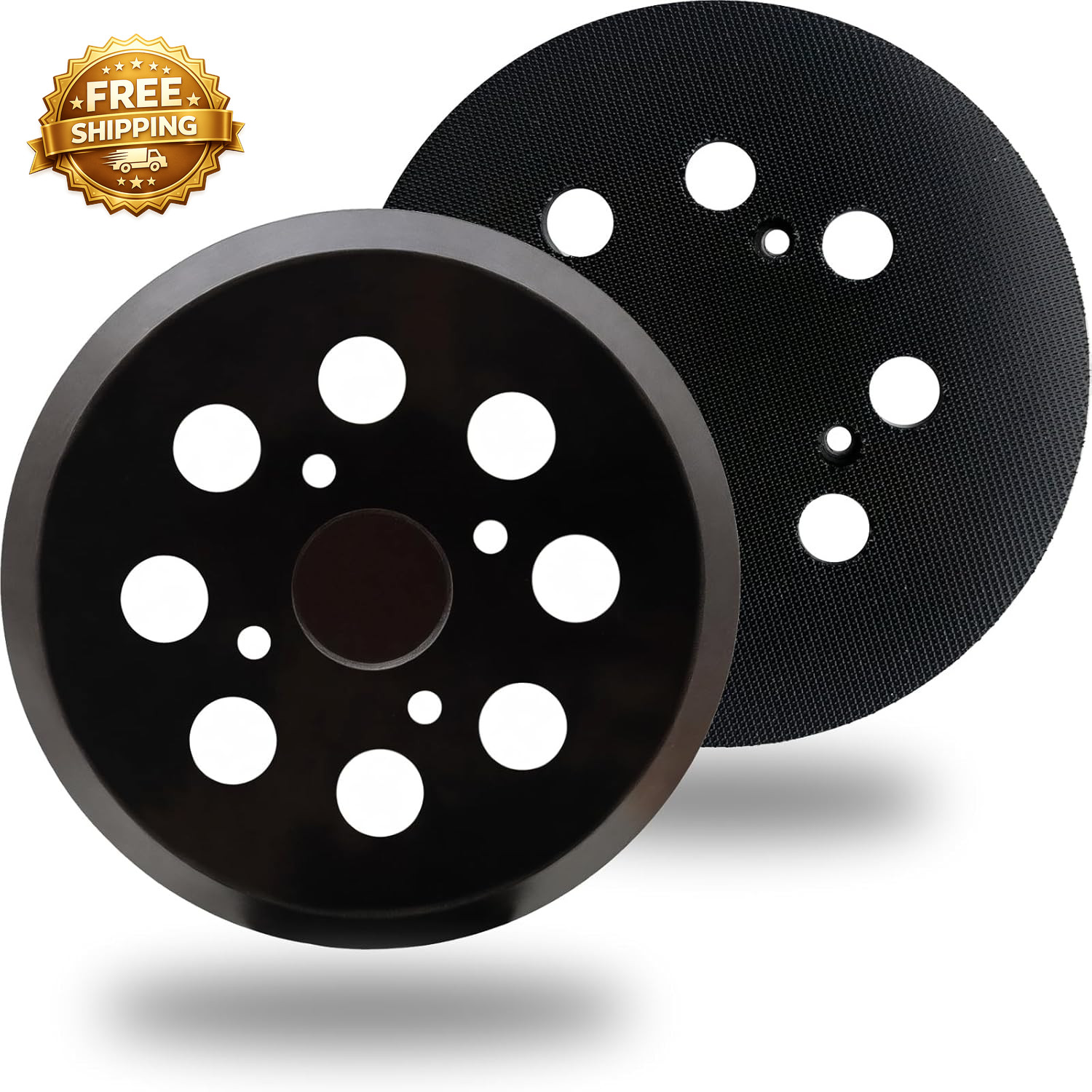 2 Pack 5 Inch 8 Hole Hook and Replacement Sander Pad for Craftsman 315 Model