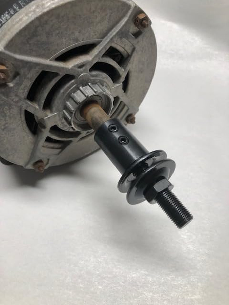 3-1/2” Short Shaft Arbor Extension Fits 1/2″ LEFT Side Shaft Motor Arbor Threade