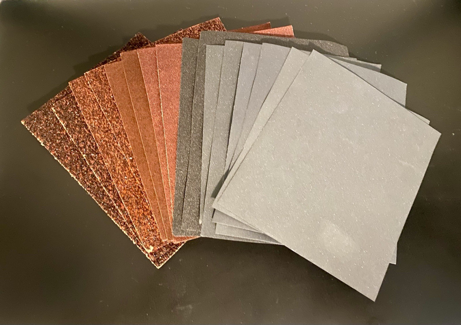 FREE SHIPPING! Assorted Sandpaper Sheets (24/50/100/150/220/500/1,000/1,200)