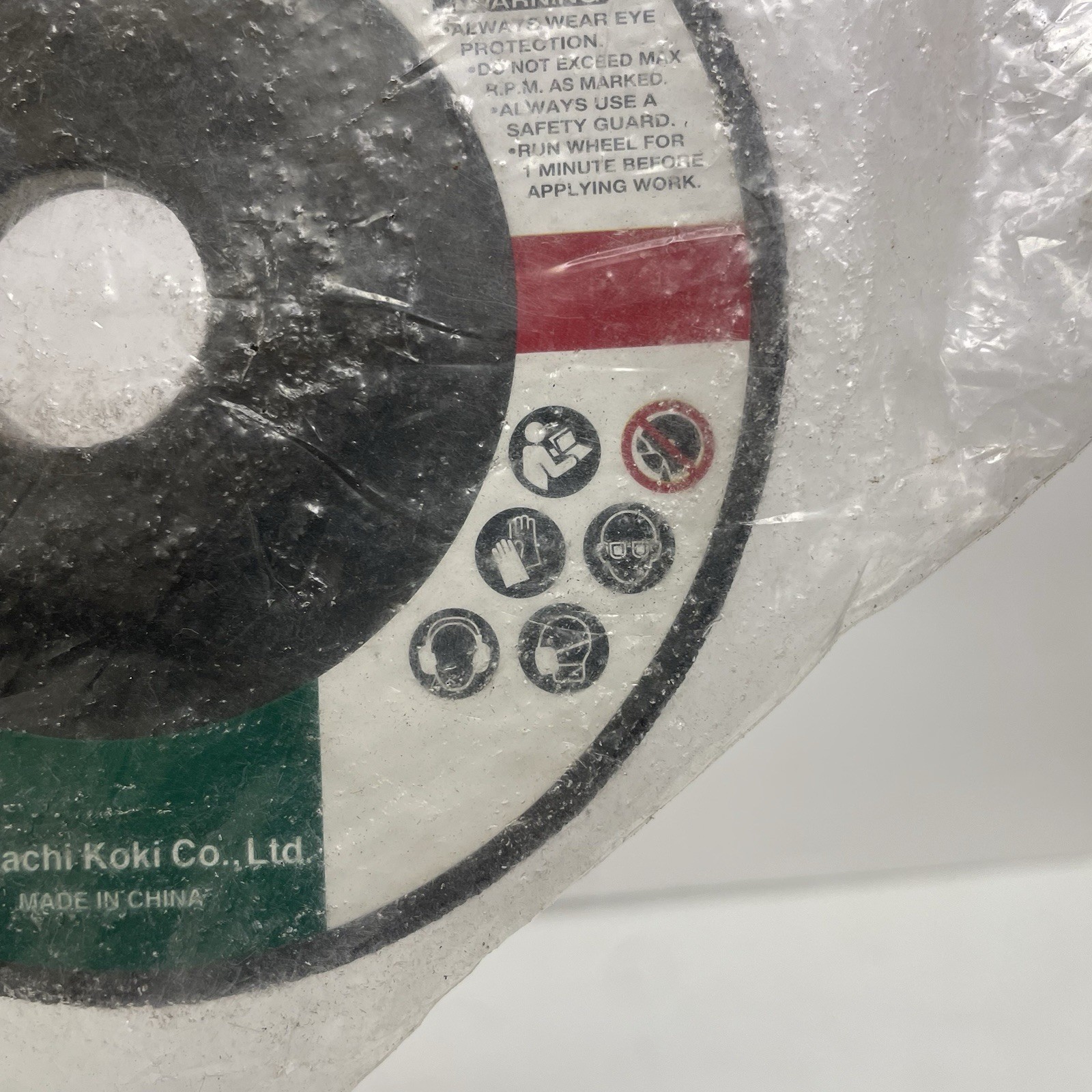 Hitachi Grinding Wheel A24Q BF – Type 27 – 125x2x22mm – Aluminum Oxide