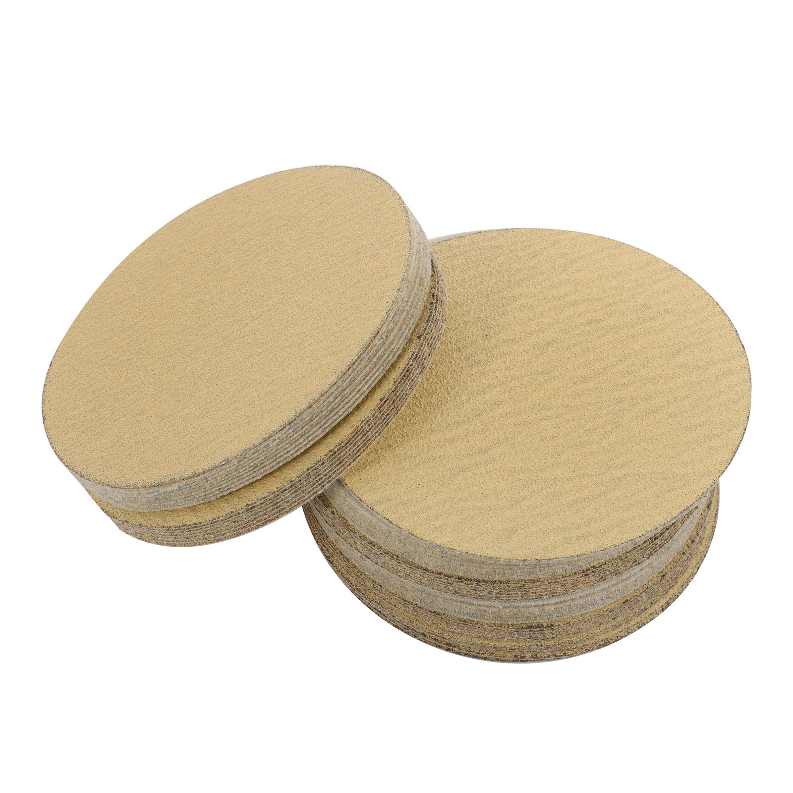 100 Pack 5 Inch 60 – 320 Grit Hook Loop Pads Sanding Discs NO-Hole Sand Paper