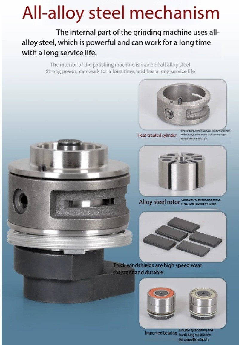 Pneumatic Sander, Air Sander, Pneumatic Polishing, Waxing, and Buffing Machine