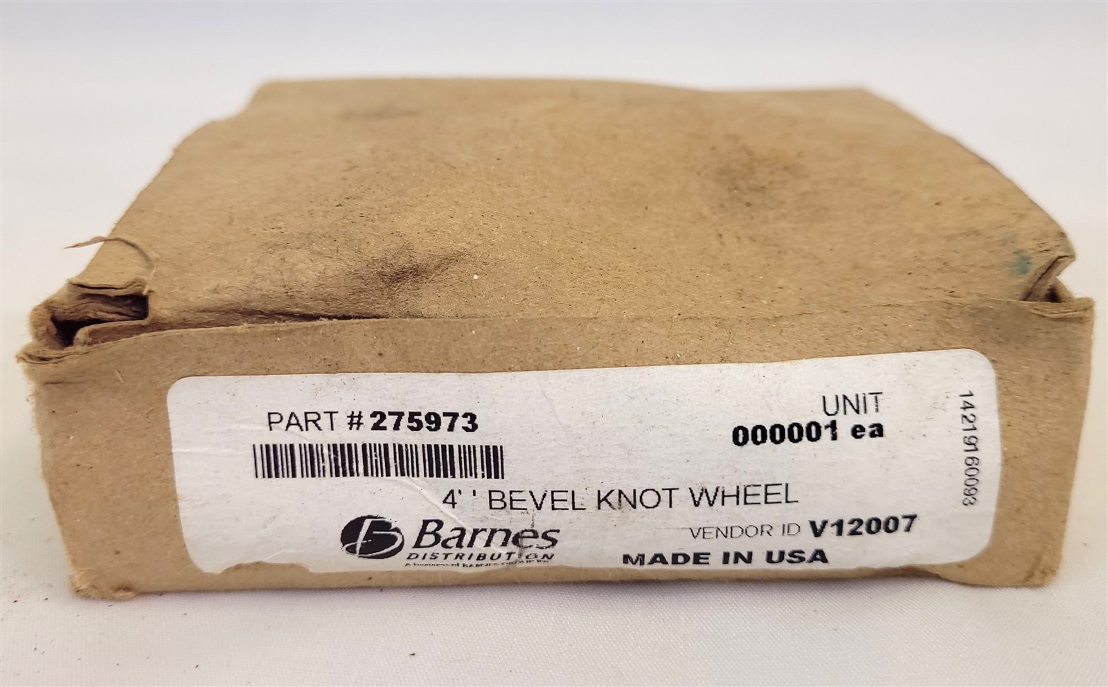 Barnes Distribution 4″ Bevel Knot Wheel Grinder Brush #275973 ~ T552