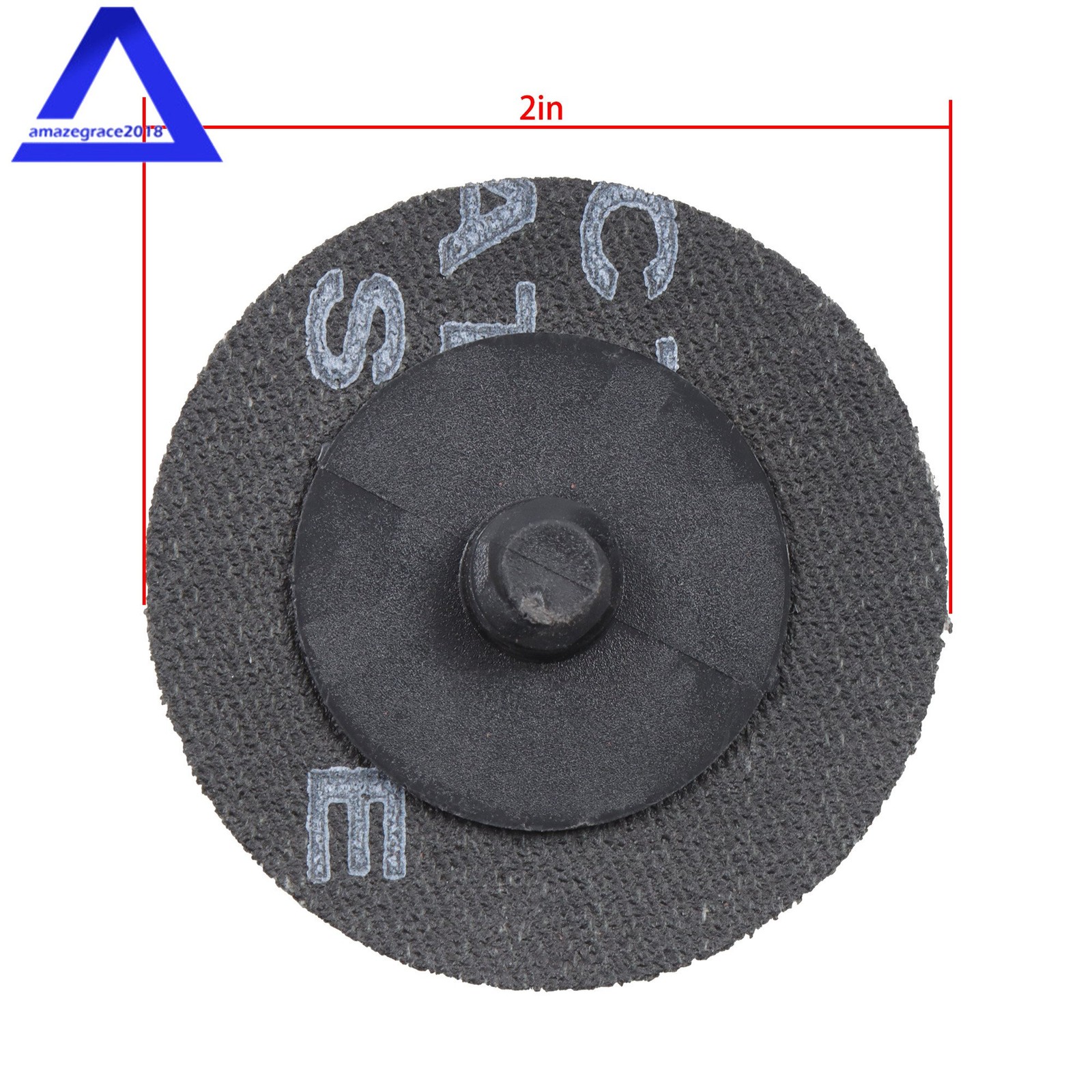 150 PCS 2 Inch Sanding Discs 60 Grit Twist lock Discs Die Grinder for Surface
