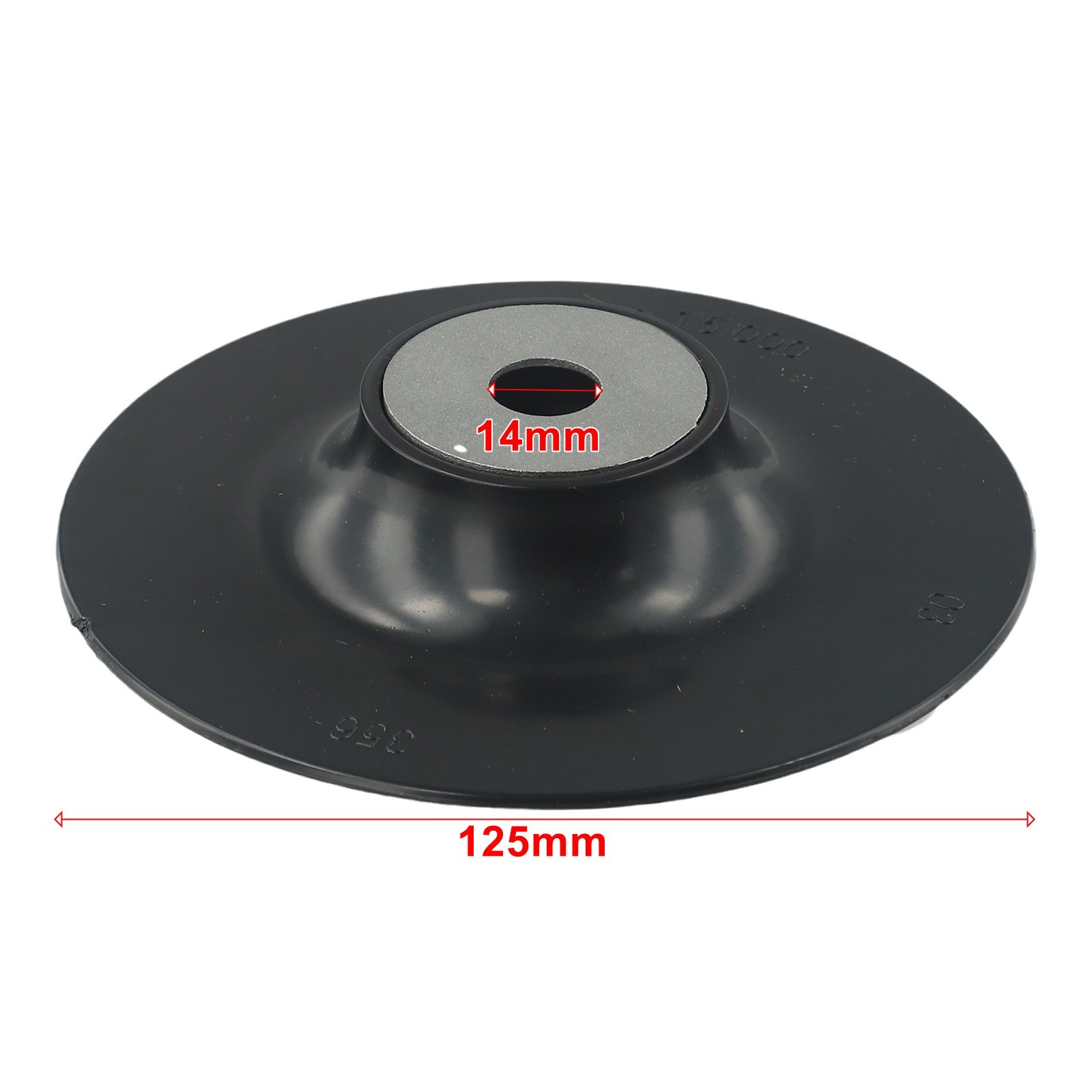 5ich 125mm Backing Pad Fibre Disc For M14 Thread with Lock Nut for Angle Grinder