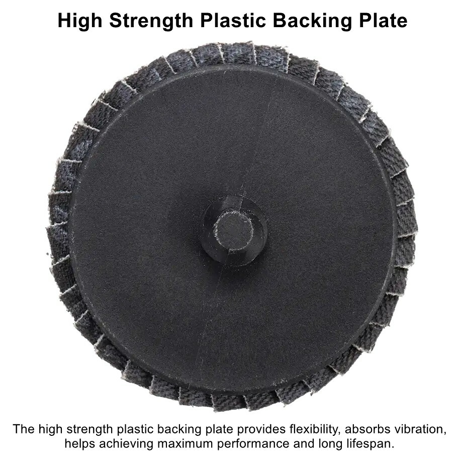 10PCS2in R-Type Roll Lock Flap Sanding Grinding Discs Wheels 120Grit Die Grinder