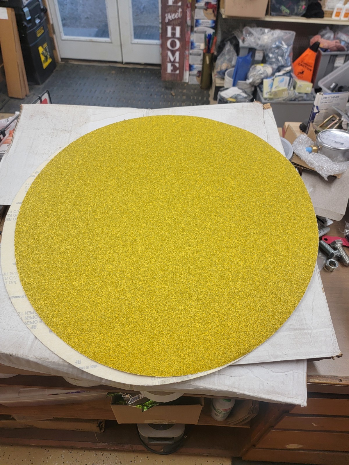 Norton-24 Inch, 36 Grit, Hook Lock, Aluminum Oxide, Sanding Disc. 25pk