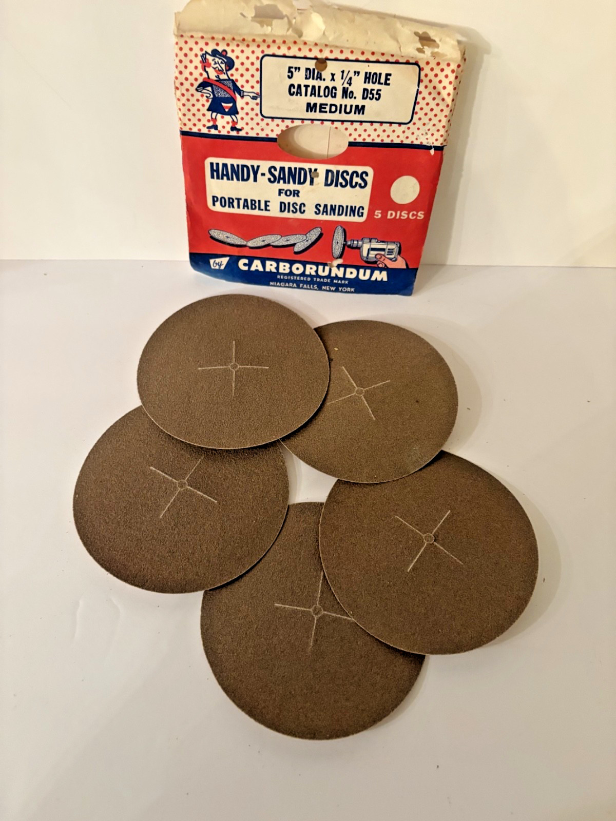 VTG Craftsman & Carborundum Aluminum Oxide Abrasive Discs various grit (30 disc)