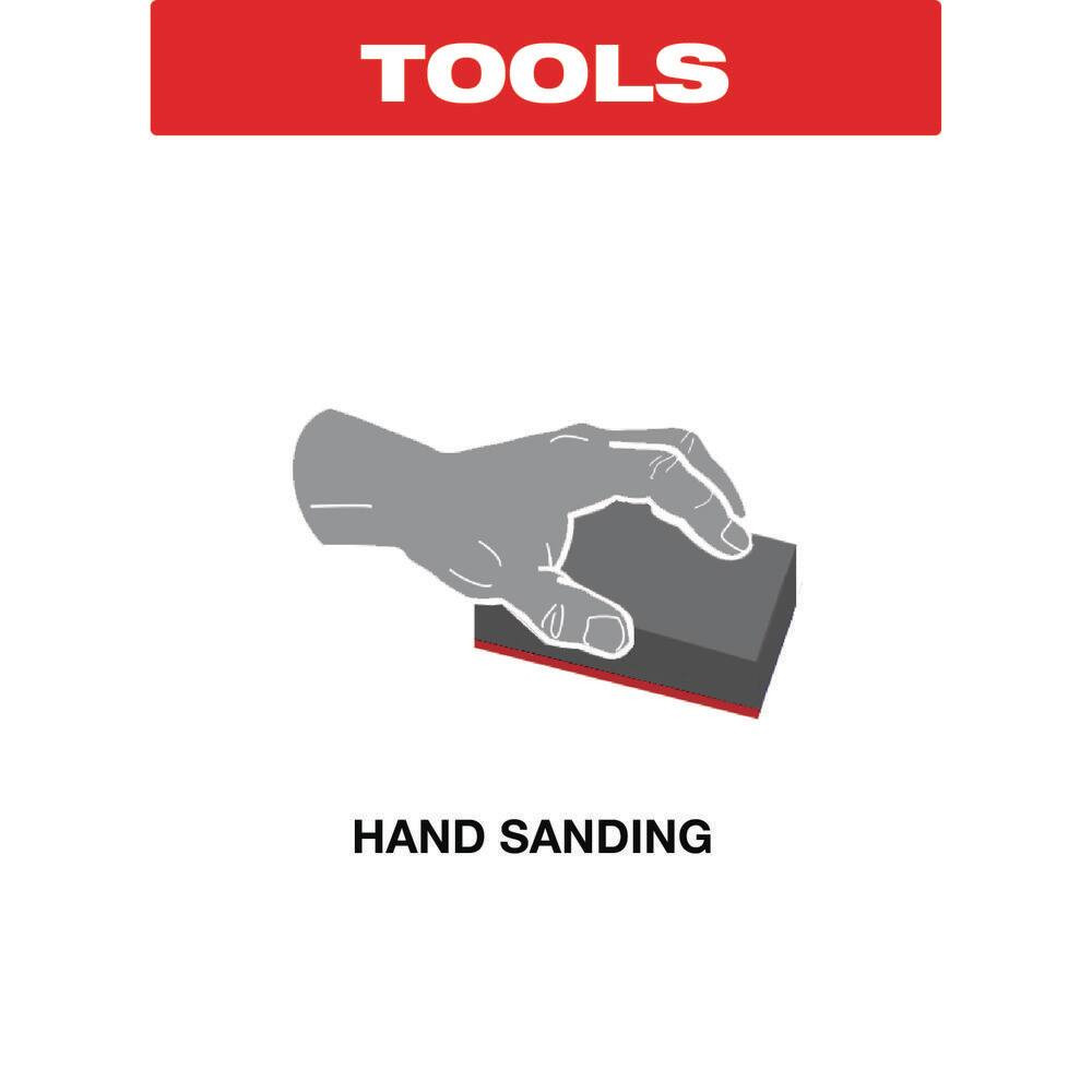 4-1/2 In. X 5-1/2 In. Sand Demon Fine Grit Double-Sided Reusable Hand Sanding Sh