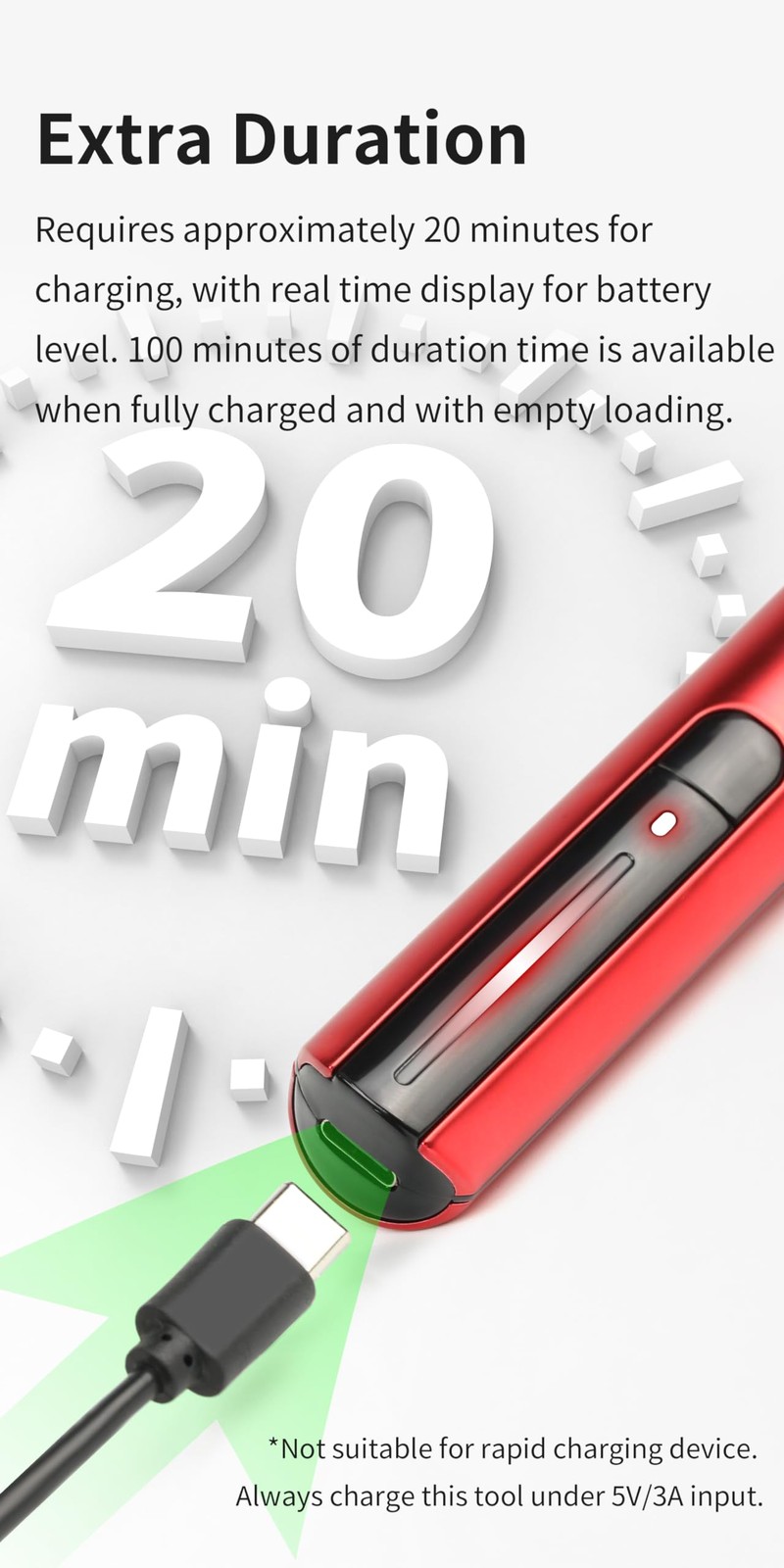 Reciprocating Sander,USB Quick Charging Sanding Pen With 8pcs Sanding Head,Se…