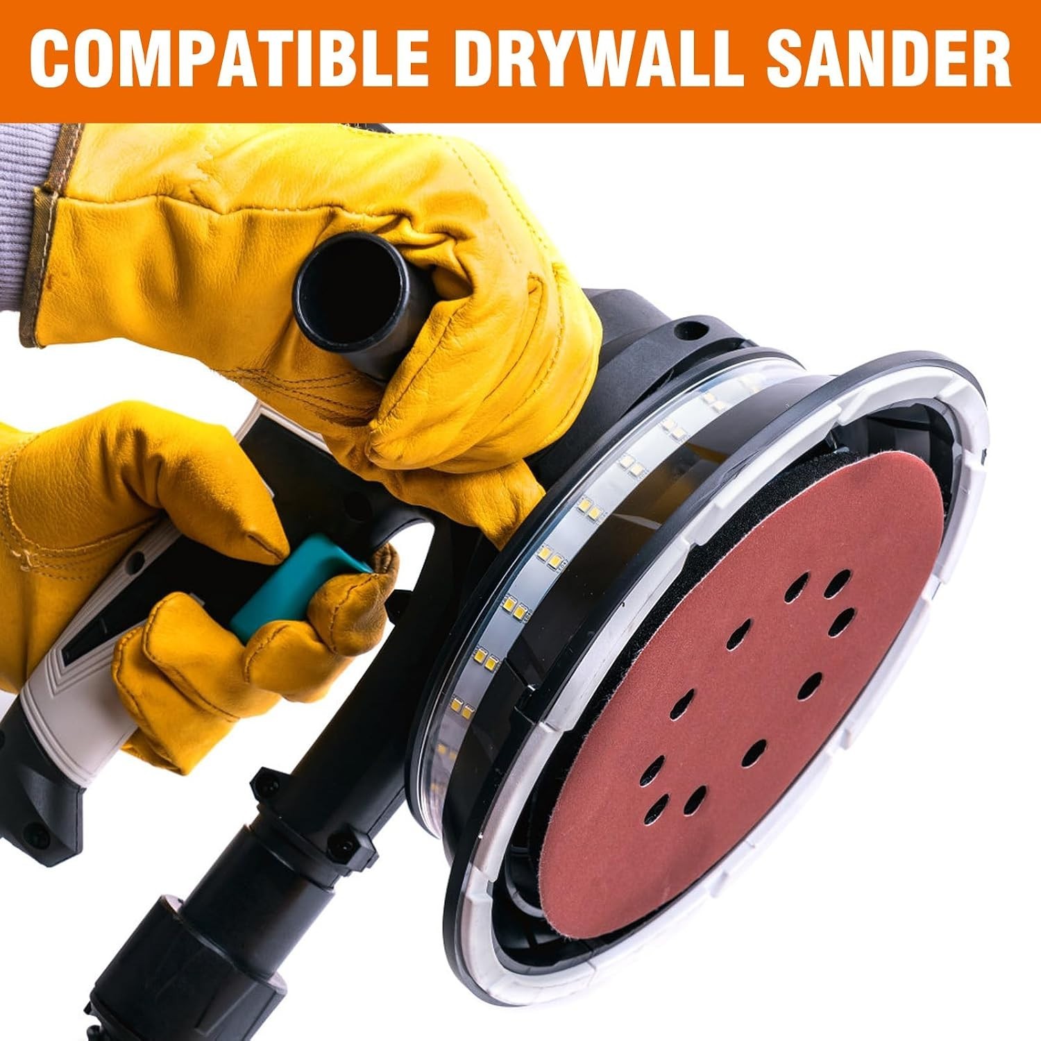 60 PCS 9 Inch Drywall Sanding Discs with Multi-Grit Options for Smooth Finishes