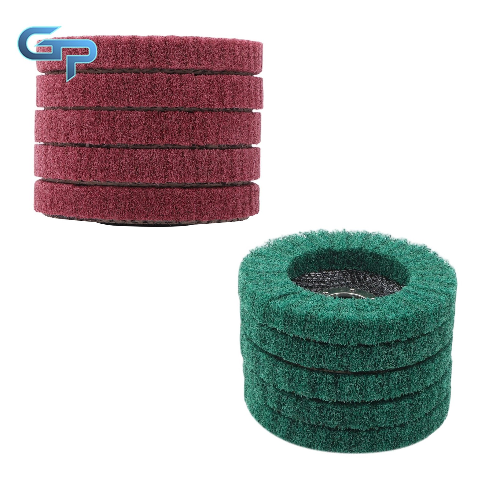 10Pack 180 & 320 Grit Scour Flap Discs 4.5Inch for Angle Grinder (4-1/2″ x 7/8″)