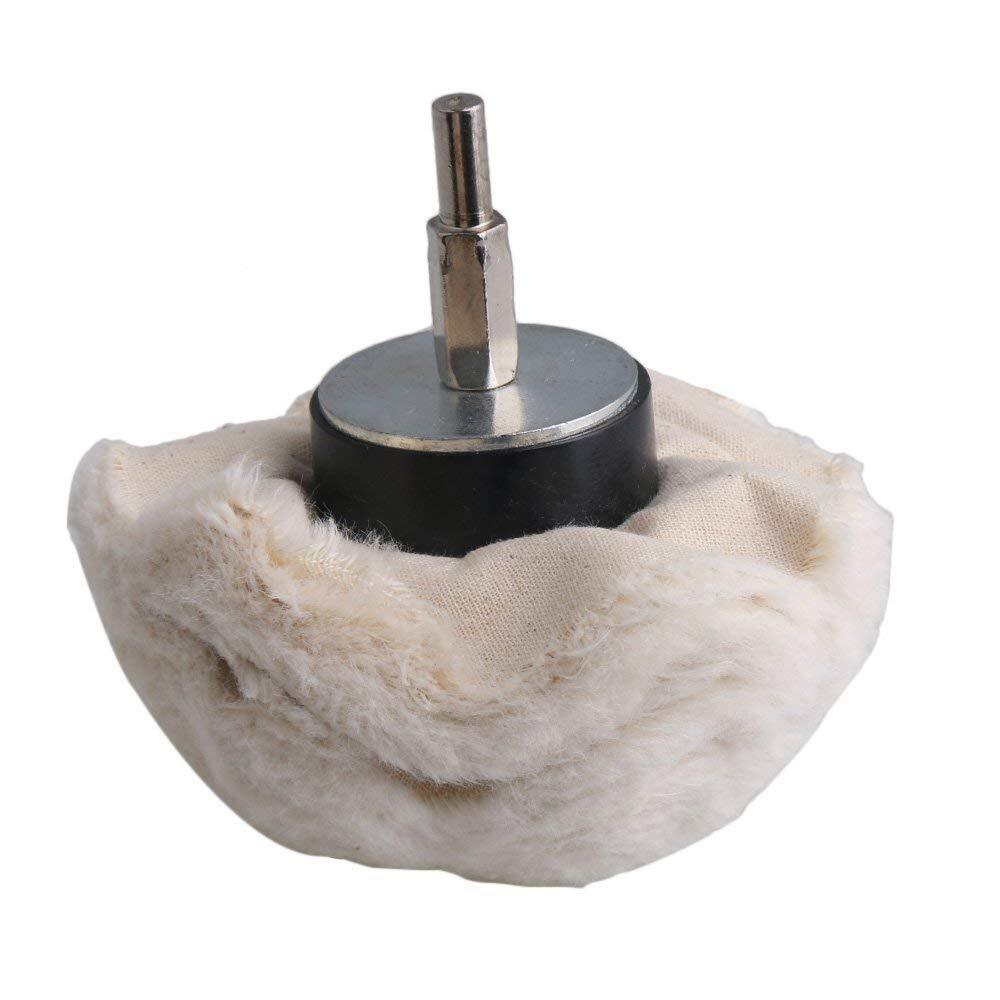 6MM Mushroom Shaped Cotton Buffing Wheel for Jewelry Hardware Stainless Steel
