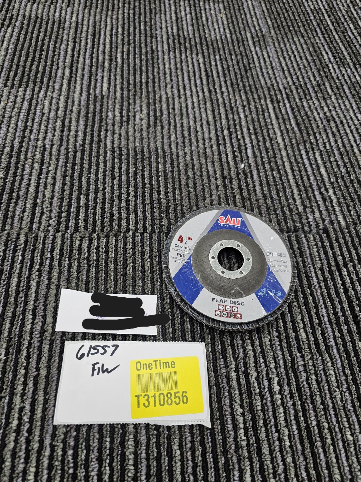 (QTY 11) Sali Ceramic Flap Disc 80 Grit 4-1/2″ Ceramic 115×22.2mm Max RPM 13300