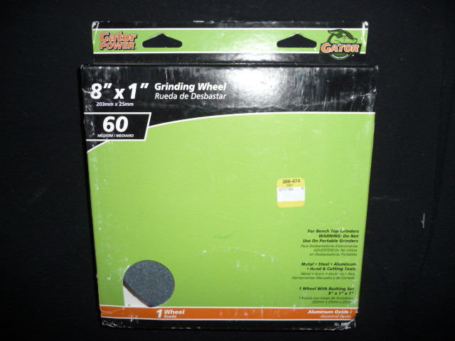 Ali Industries Gator Power 6011 Medium Grinding Wheel 6-Inch 3/4-Inch 1-Inch USA