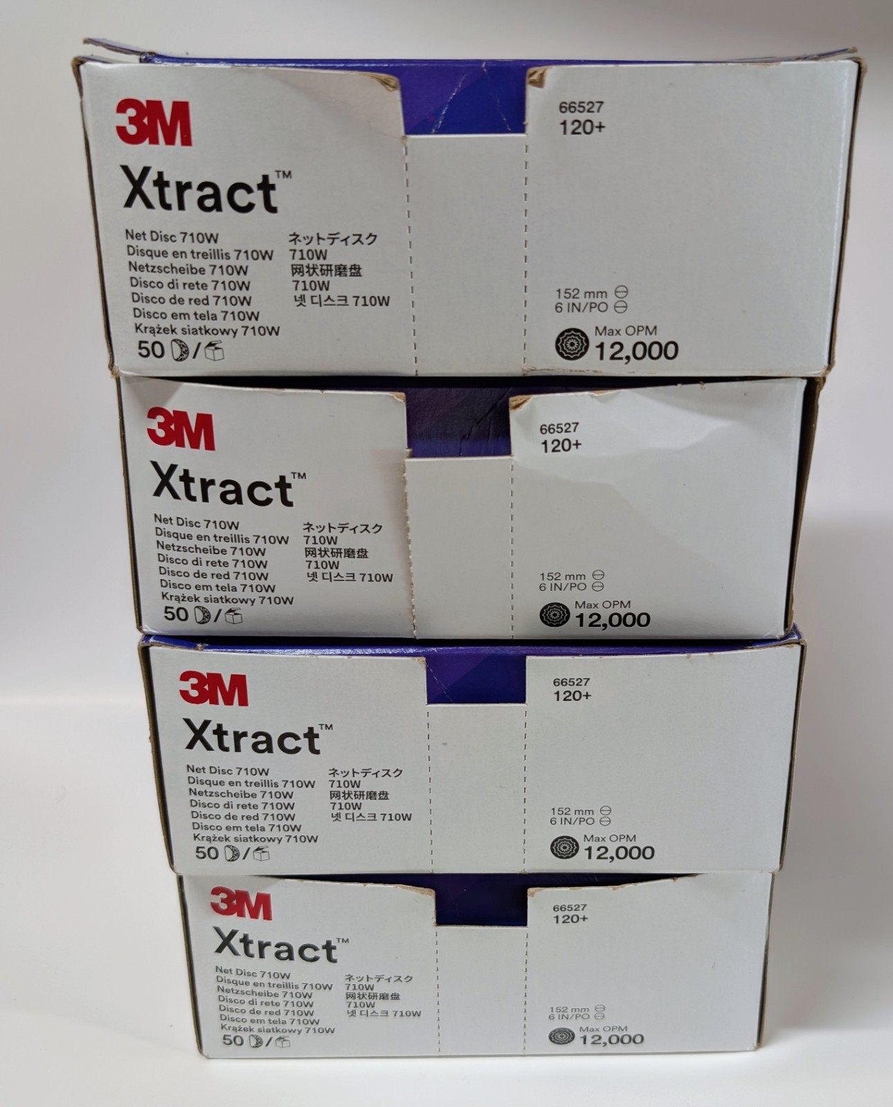 3M Xtract Cubitron II SANDING DISC 710W – 50 PACK☆66527 120+ Grit☆(4) Boxes☆