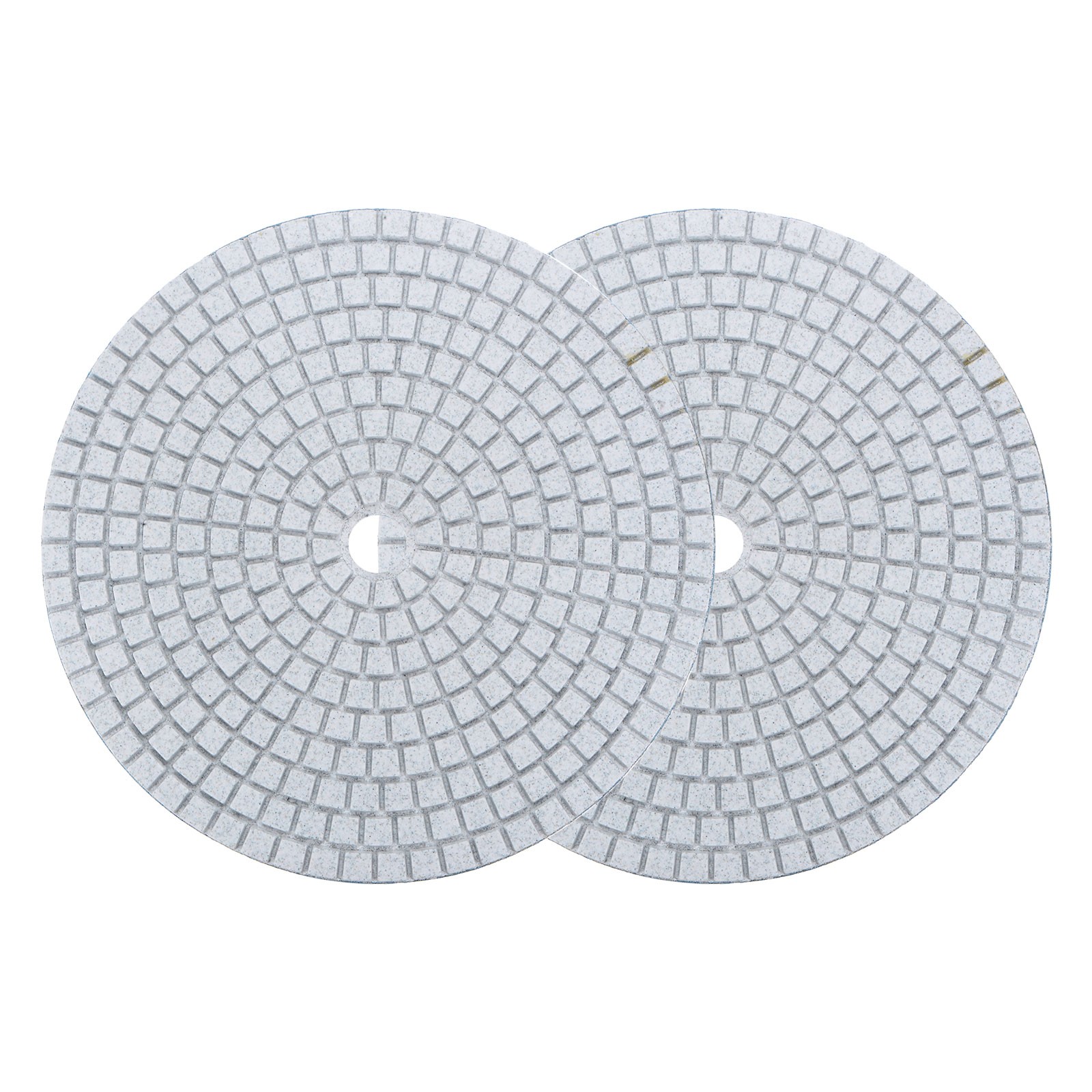2pcs 7-Inch 50 Grits Diamond Polishing Pad Wet/Dry for Stone Concrete