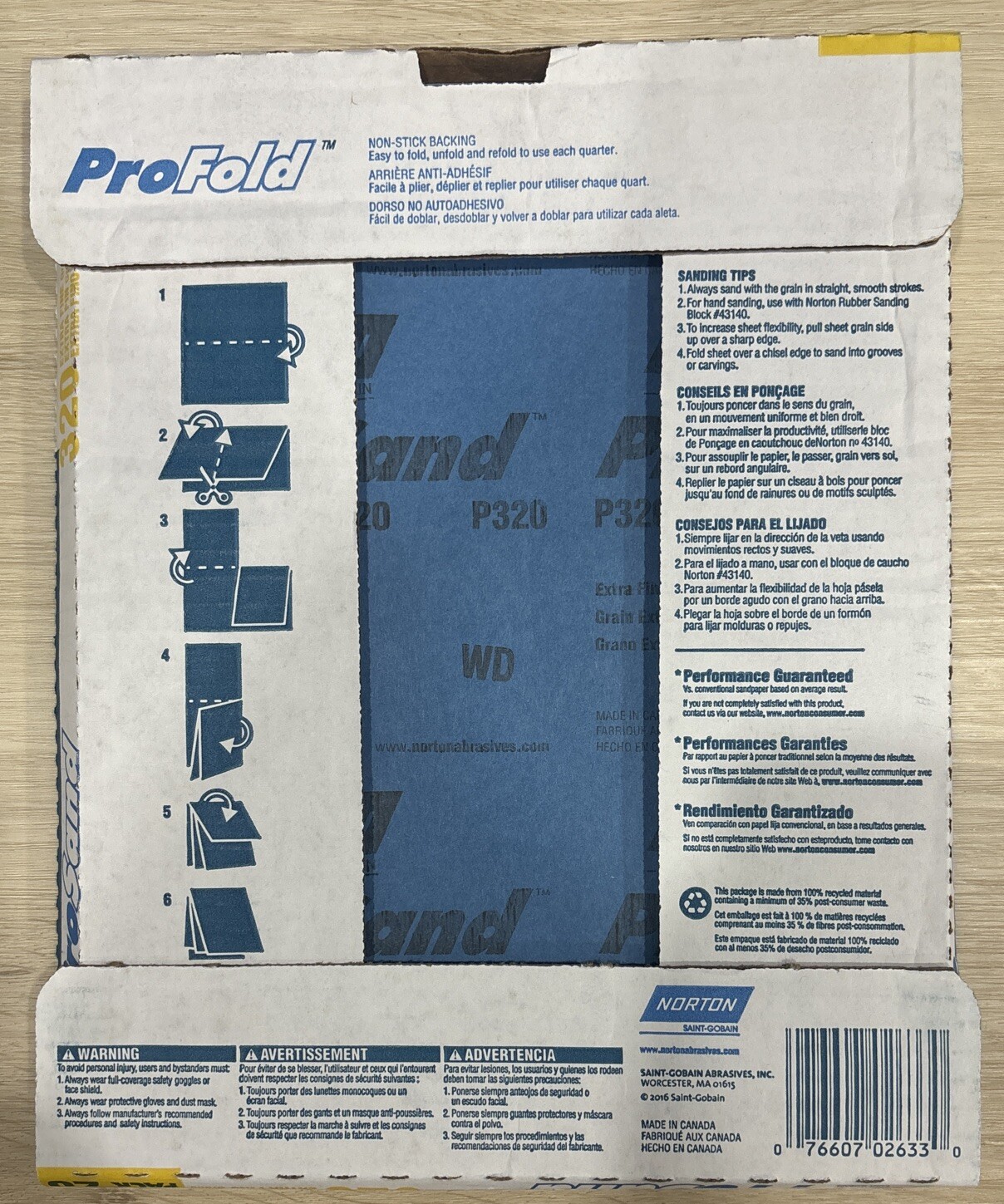 Norton ProSand 9″ x 11″ Sanding Sheets 320 Grit – 20 PACK