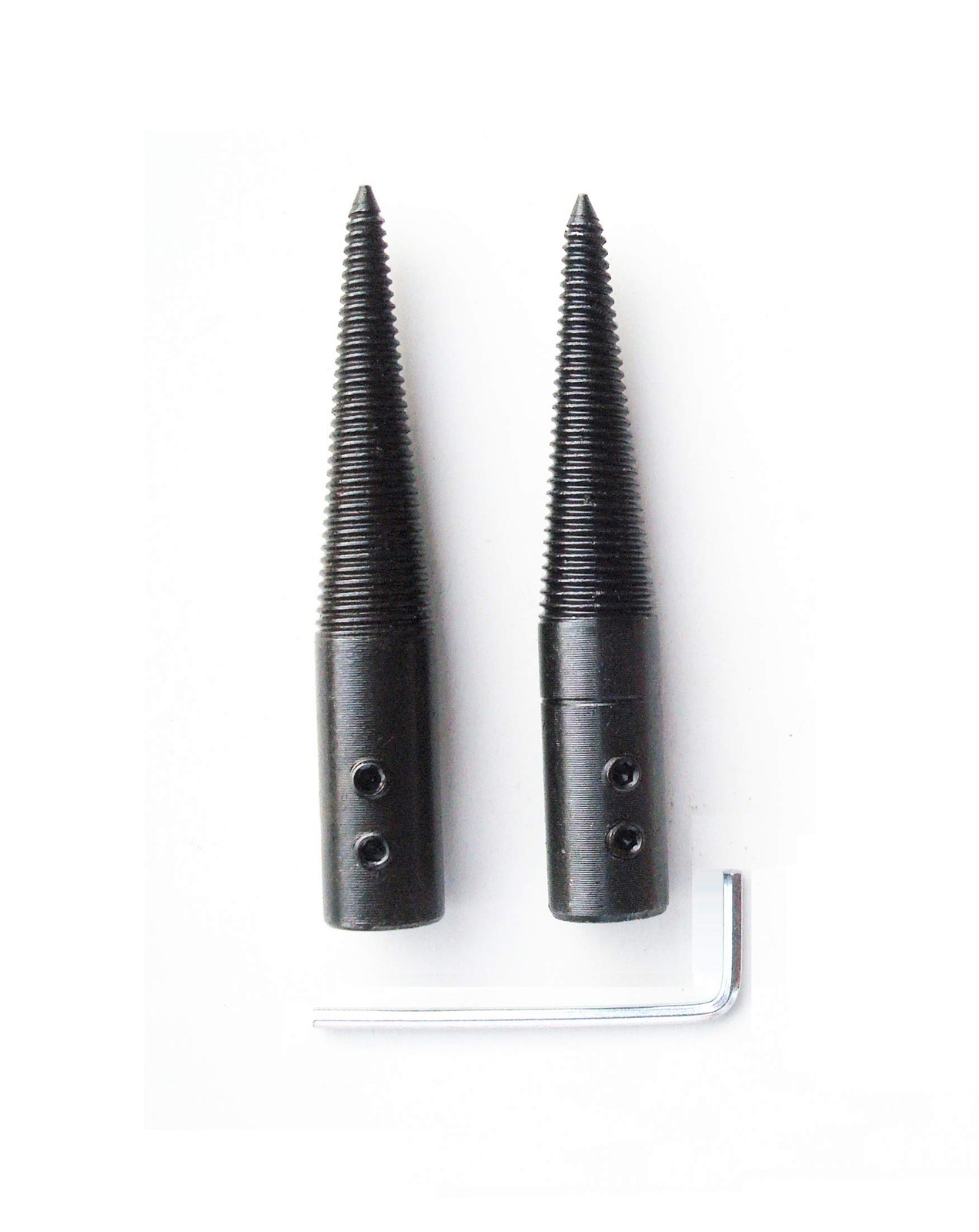 Tapered Spindle Adapter Threaded for Bench Grinder Buffing Polishing Black