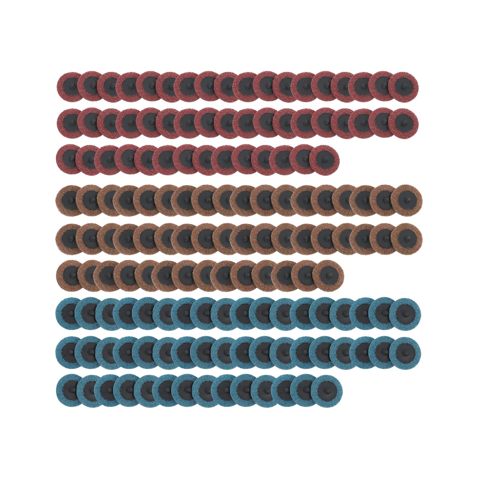 150PC 2″ Torque Sand Discs Set Fine Medium And Coarse Sanding Discs Quick Change
