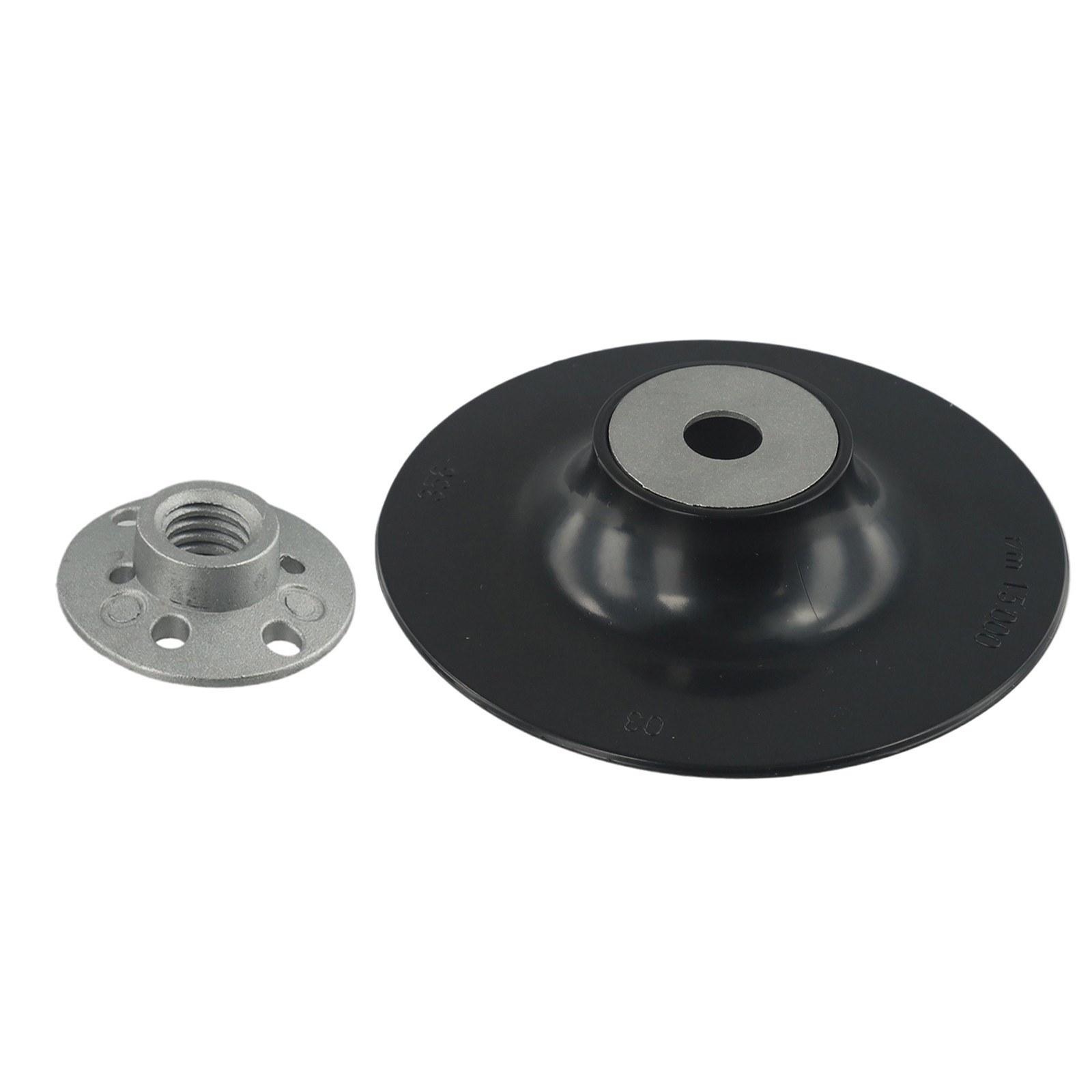 5ich 125mm Backing Pad Fibre Disc For M14 Thread with Lock Nut for Angle Grinder
