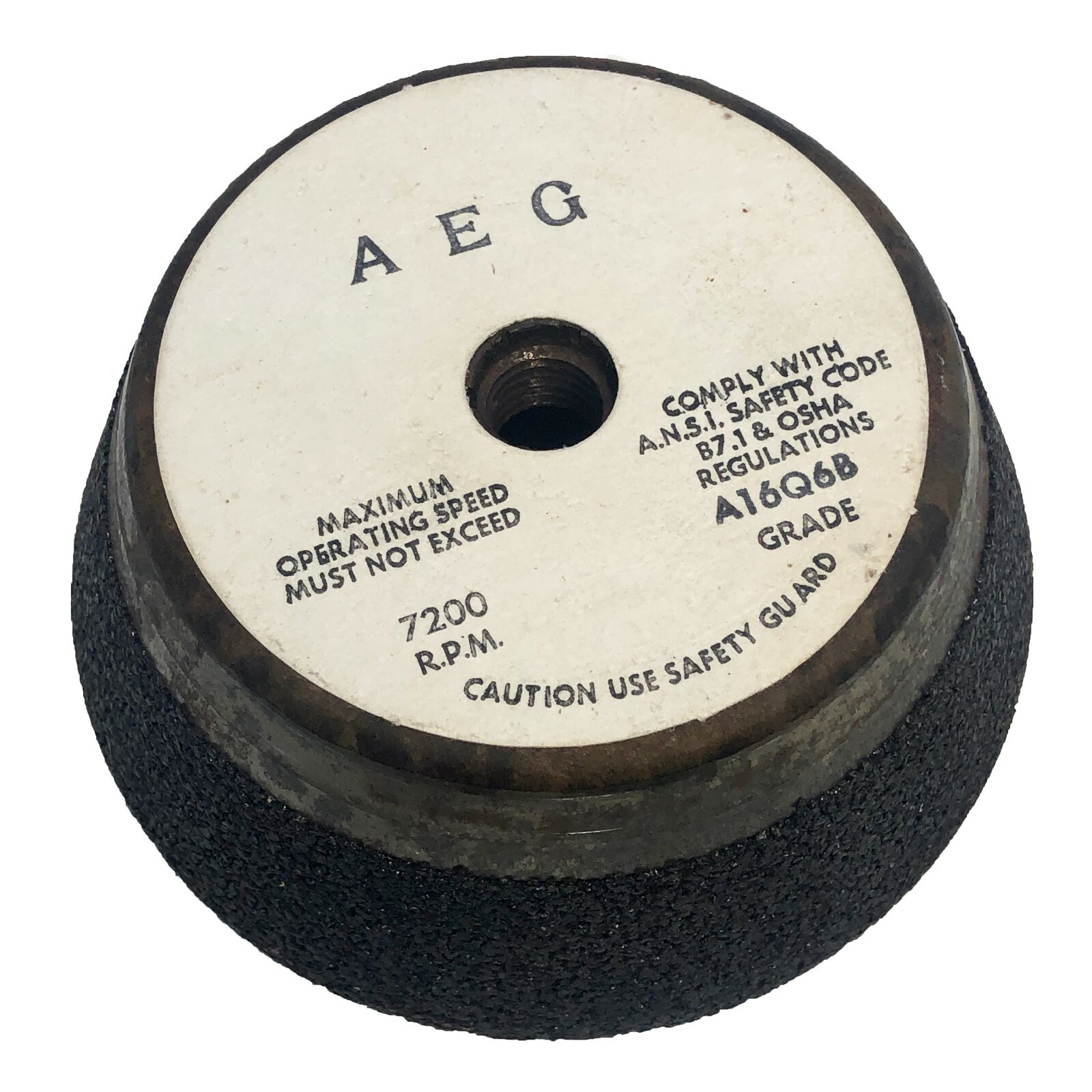 AEG 5″ x 2″ x 5/8-11 Concrete/Masonry Grinding Steel Backed Cup Wheel